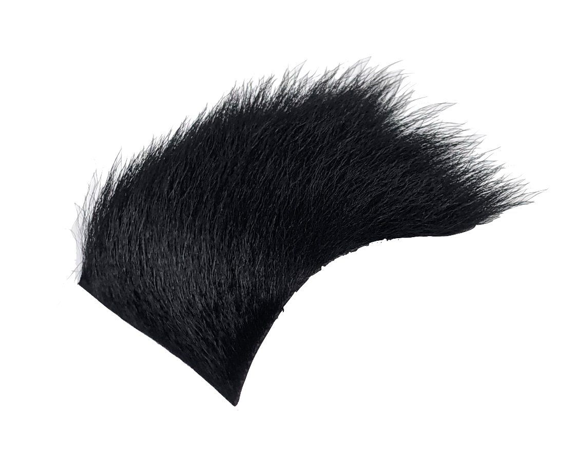 Wapsi Calf Body Hair Black Hair, Fur