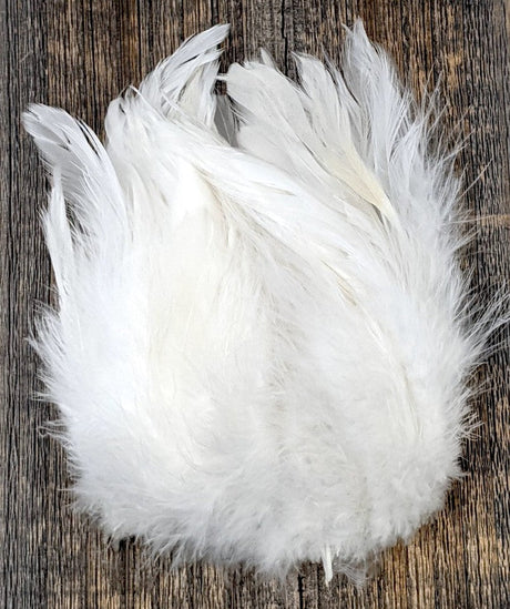 Wapsi Deceiver Strung Rooster Saddle Hackle White Saddle Hackle, Hen Hackle, Asst. Feathers