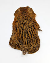 Wapsi Hen Neck Badger Saddle Hackle, Hen Hackle, Asst. Feathers