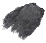 Wapsi Hen Neck Dark Dun Saddle Hackle, Hen Hackle, Asst. Feathers