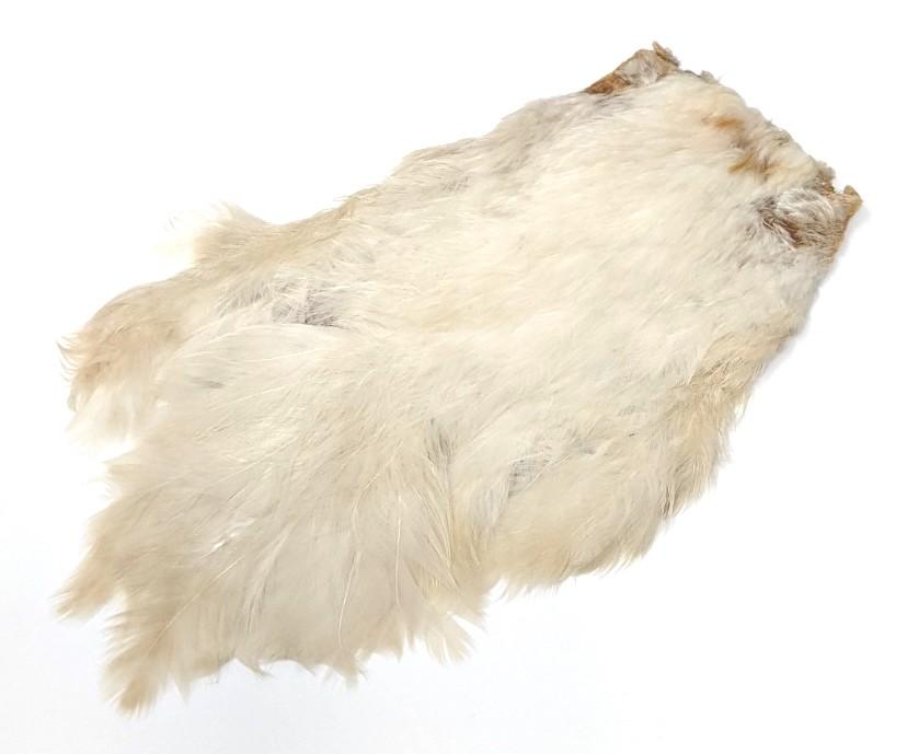 Wapsi Hen Neck White Saddle Hackle, Hen Hackle, Asst. Feathers