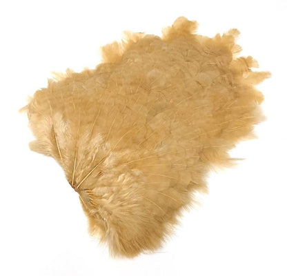 Wapsi Hen Saddle Patch Ginger Saddle Hackle, Hen Hackle, Asst. Feathers