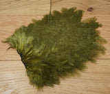 Wapsi Hen Saddle Patch Olive Saddle Hackle, Hen Hackle, Asst. Feathers