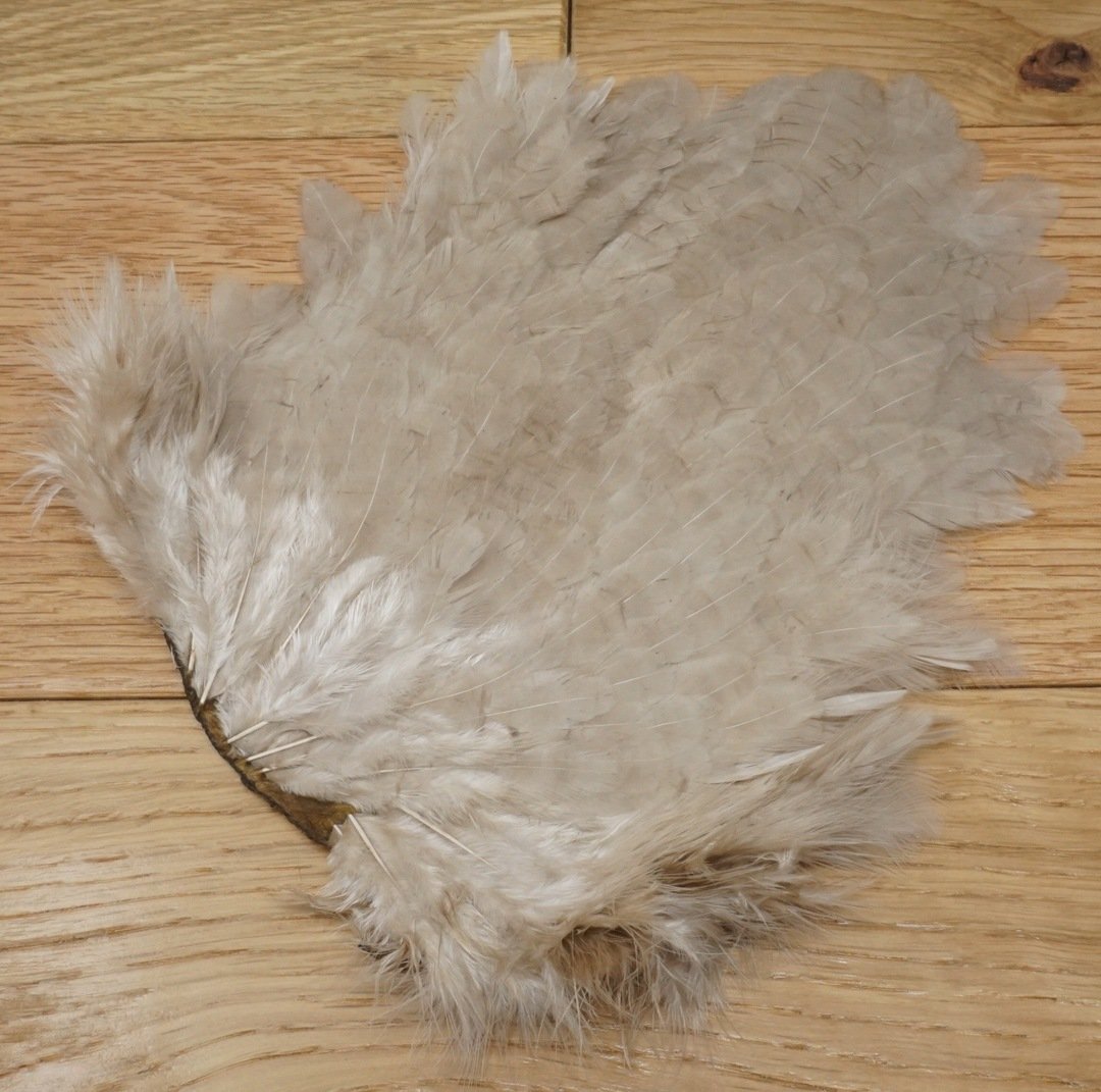 Wapsi Hen Saddle Patch Tan Saddle Hackle, Hen Hackle, Asst. Feathers