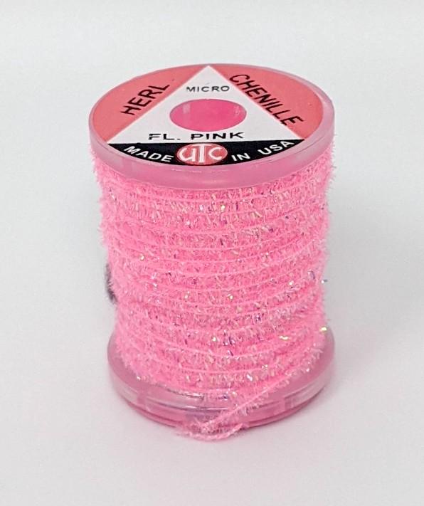 Wapsi Herl Chenille Fl. Pink / Micro Chenilles, Body Materials