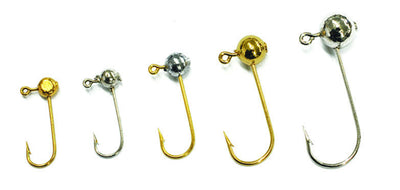 Wapsi Jig Heads Ball Style Gold / 1/124 Hooks