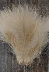 Wapsi Marabou Blood Quills Cream Saddle Hackle, Hen Hackle, Asst. Feathers