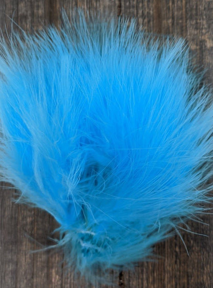 Wapsi Marabou Blood Quills Fl. Blue Saddle Hackle, Hen Hackle, Asst. Feathers