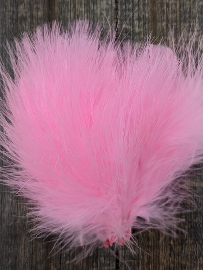 Wapsi Marabou Blood Quills Pink Saddle Hackle, Hen Hackle, Asst. Feathers