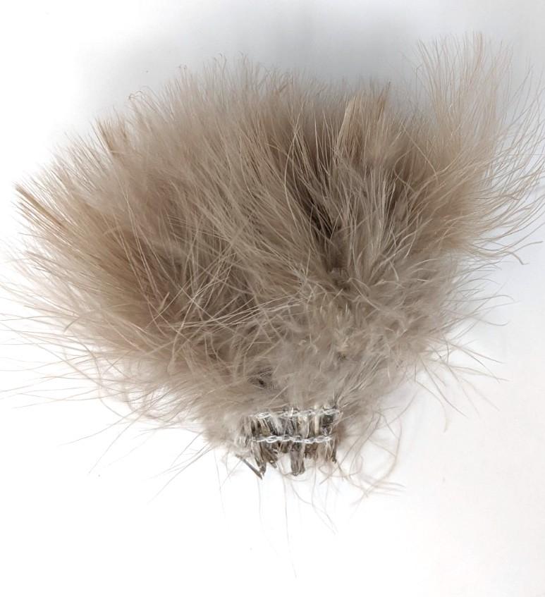 Wapsi Marabou Blood Quills Tan Saddle Hackle, Hen Hackle, Asst. Feathers