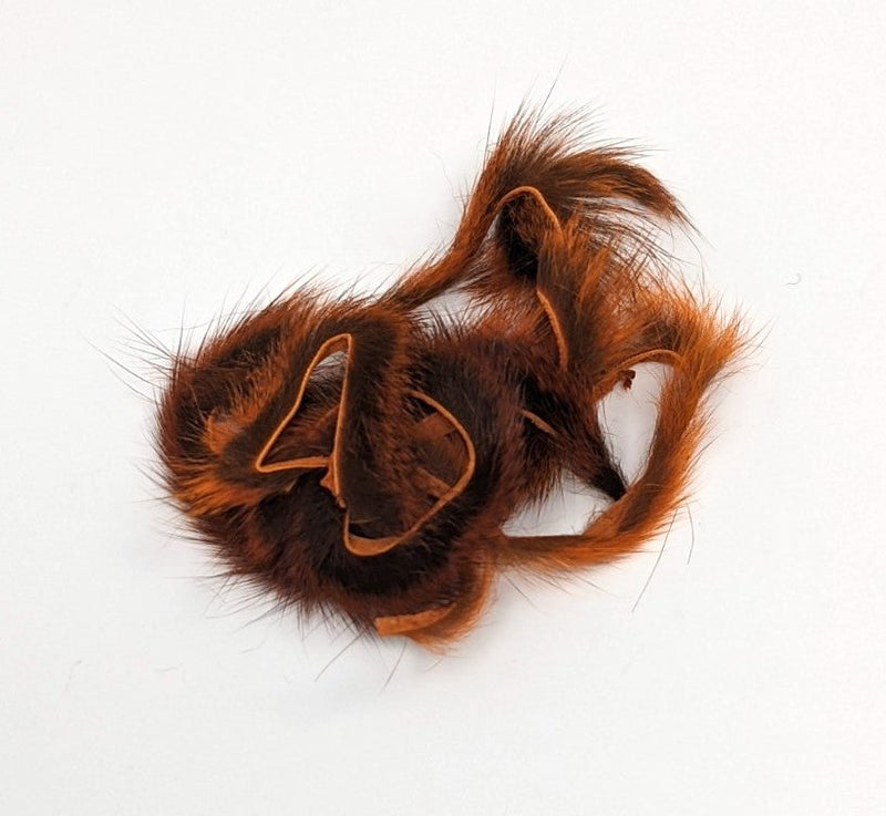 Wapsi Micro Pine Squirrel Zonker Crawdad Orange Hair, Fur