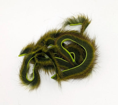 Wapsi Micro Pine Squirrel Zonker Fl. Chartreuse Hair, Fur