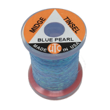 Wapsi Midge Tinsel Blue Pearl Wires, Tinsels