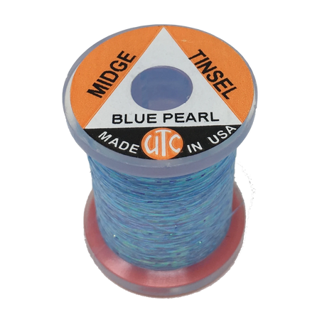 Wapsi Midge Tinsel Blue Pearl Wires, Tinsels