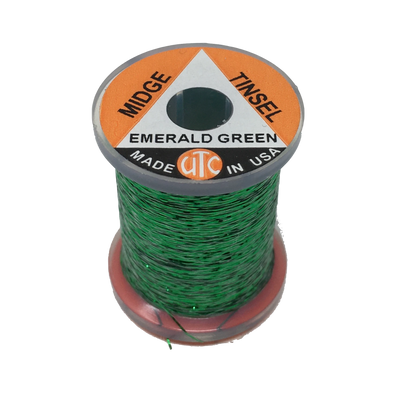 Wapsi Midge Tinsel Emerald Green Wires, Tinsels