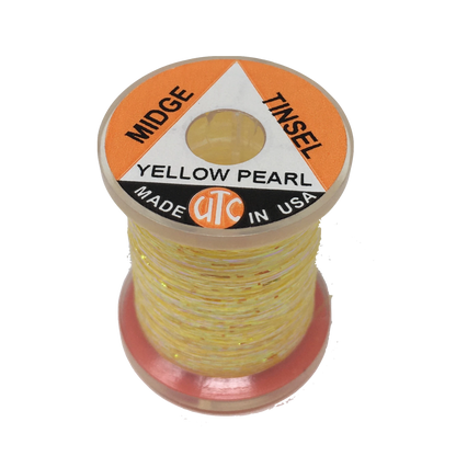 Wapsi Midge Tinsel Yellow Pearl Wires, Tinsels