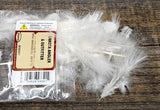 Wapsi Mini Marabou White Saddle Hackle, Hen Hackle, Asst. Feathers