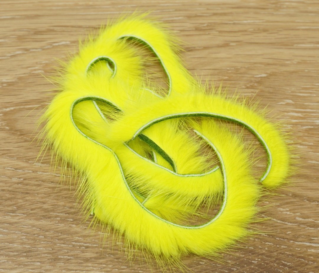 Wapsi Mink Zonker Fl Chartreuse Hair, Fur