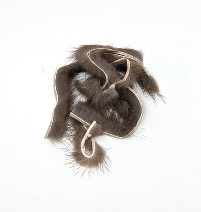 Wapsi Mink Zonker Natural Brown Hair, Fur