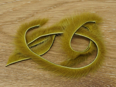 Wapsi Mink Zonker Olive Hair, Fur
