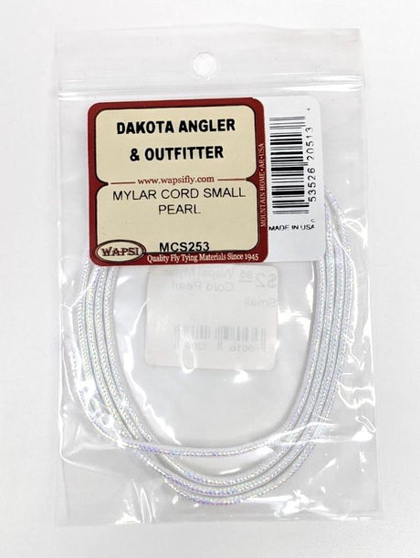 Wapsi Mylar Cord Pearl / Small Chenilles, Body Materials