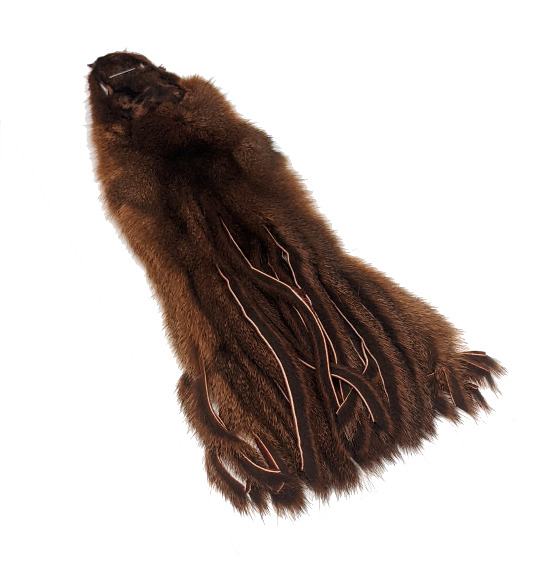 Wapsi Pine Squirrel Skin Zonked Rust Hair, Fur