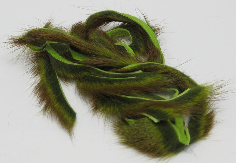 Wapsi Pine Squirrel Zonker Fl Chartreuse Hair, Fur