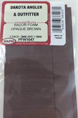 Wapsi Razor Foam opaque brown