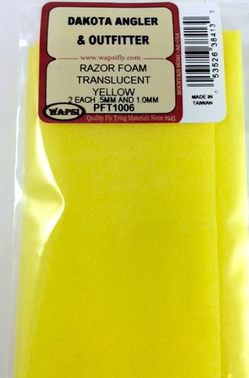 Wapsi Razor Foam translucent yellow