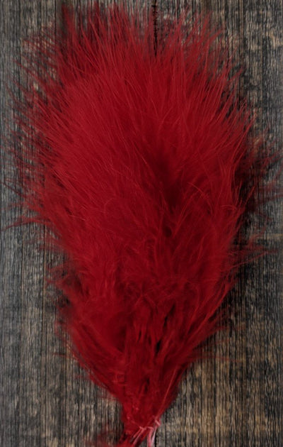 Wapsi Select Marabou Plumes Red Saddle Hackle, Hen Hackle, Asst. Feathers