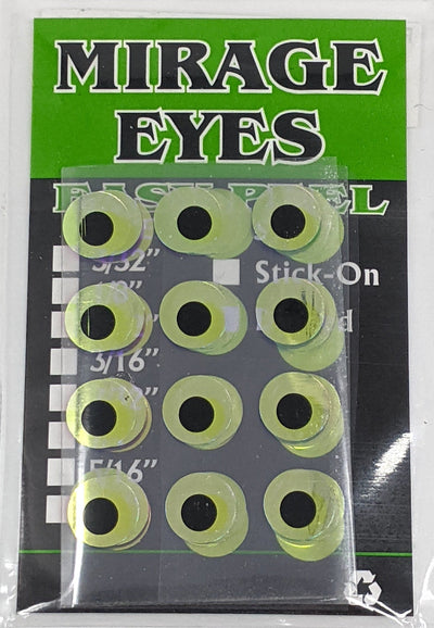 Wapsi Stick-On Eyes Mirage / 5/16" Beads, Eyes, Coneheads