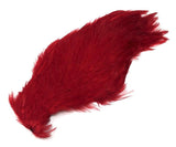 Wapsi Streamer Rooster Neck Red Saddle Hackle, Hen Hackle, Asst. Feathers