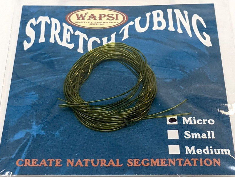 Wapsi Stretch Tubing Olive / Micro Chenilles, Body Materials
