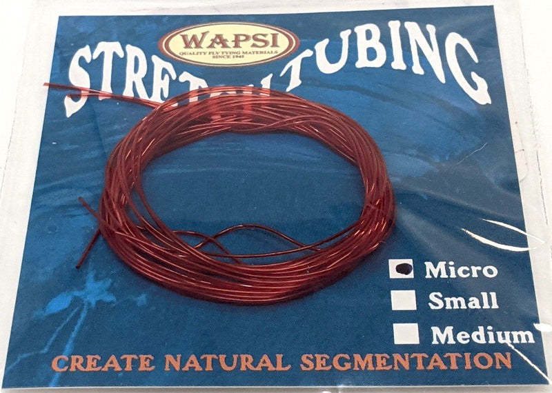 Wapsi Stretch Tubing Red / Micro Chenilles, Body Materials