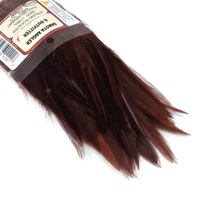 Wapsi Strung Saddle Hackle 1/4 oz. Dyed Over Natural Brown Saddle Hackle, Hen Hackle, Asst. Feathers