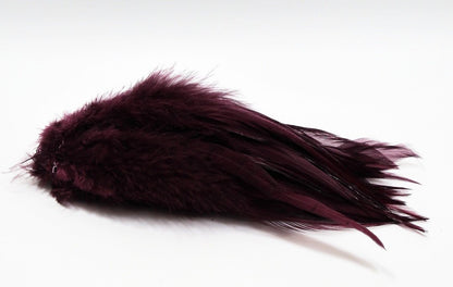 Wapsi Strung Saddle Hackle 1/4 oz Wine