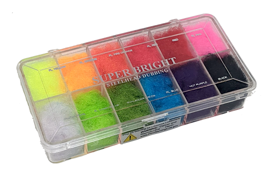 Wapsi Super Bright Dubbing Dispenser #2 Steelhead Dubbing