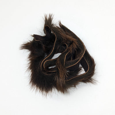 Wapsi Texas Cut Rabbit Zonkers Dark Brown Hair, Fur