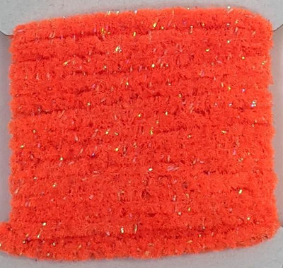 Wapsi Wooly Bugger Chenille Fl Fire Orange / Medium Chenilles, Body Materials