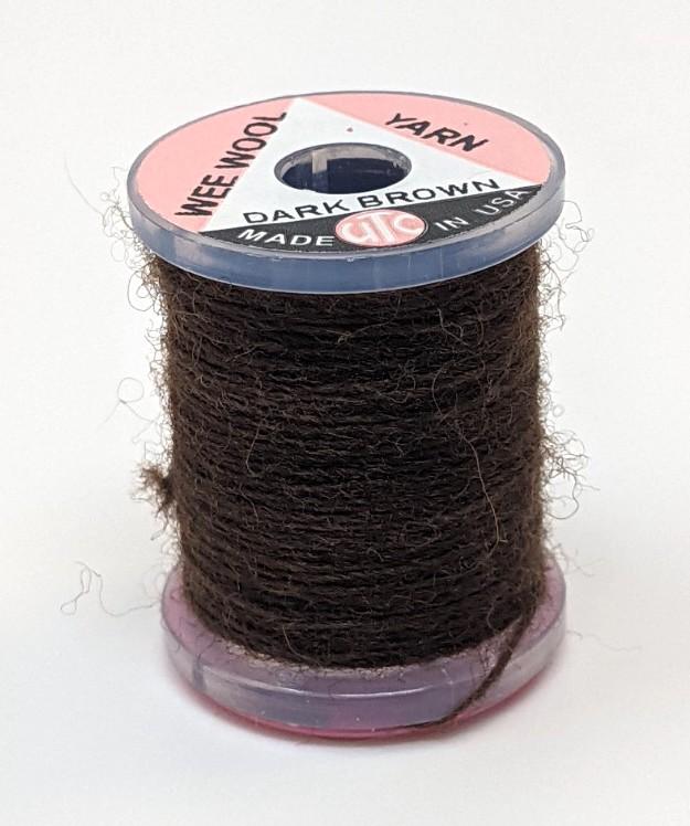 Wee Wool Yarn Dark Brown Chenilles, Body Materials