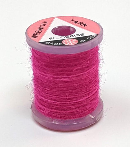 Wee Wool Yarn Fl Cerise Chenilles, Body Materials