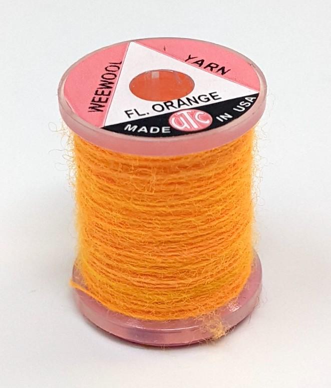 Wee Wool Yarn Fl Orange Chenilles, Body Materials