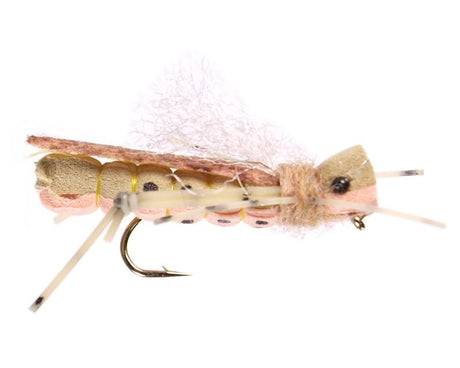 White Cloud Hopper Peach / 10 Flies