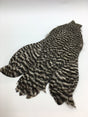 Whiting 4 B Hen Cape Grizzly Saddle Hackle, Hen Hackle, Asst. Feathers