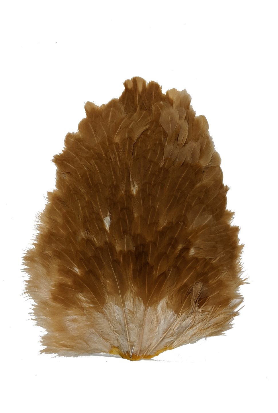 Whiting 4 B Hen Saddle Medium Ginger Saddle Hackle, Hen Hackle, Asst. Feathers