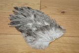 Whiting 4 B Hen Saddle Natural Medium Dun Saddle Hackle, Hen Hackle, Asst. Feathers