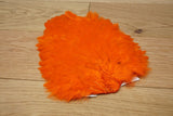 Whiting 4 B Hen Saddle Orange Saddle Hackle, Hen Hackle, Asst. Feathers