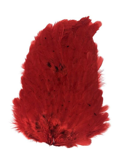 Whiting 4 B Hen Saddle Red Saddle Hackle, Hen Hackle, Asst. Feathers