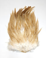 Whiting 4 B Rooster Saddle Light Ginger Saddle Hackle, Hen Hackle, Asst. Feathers