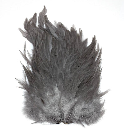 Whiting 4 B Rooster Saddle Medium Dun Saddle Hackle, Hen Hackle, Asst. Feathers